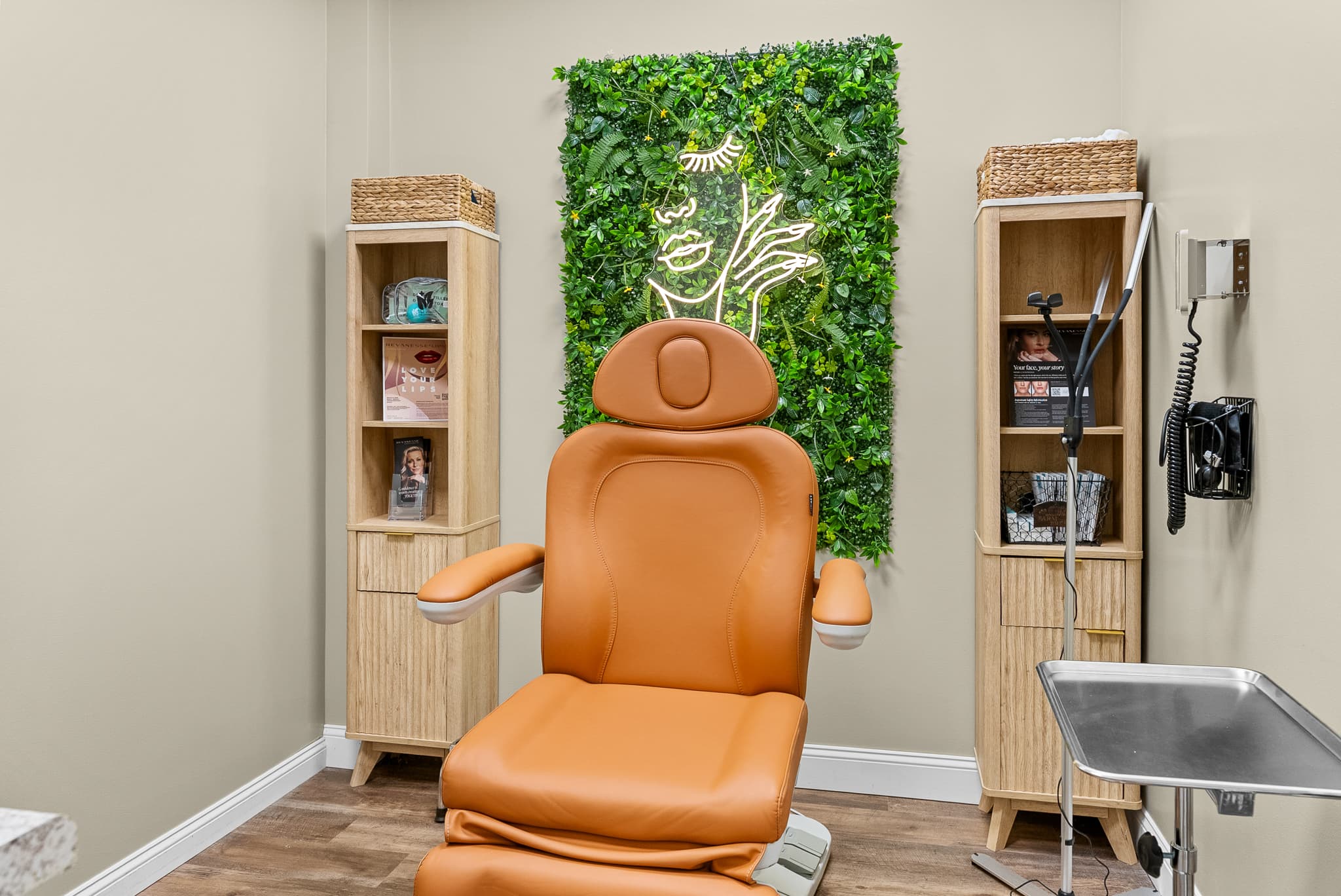 The aesthetics treatment room at Vital Health and Wellness