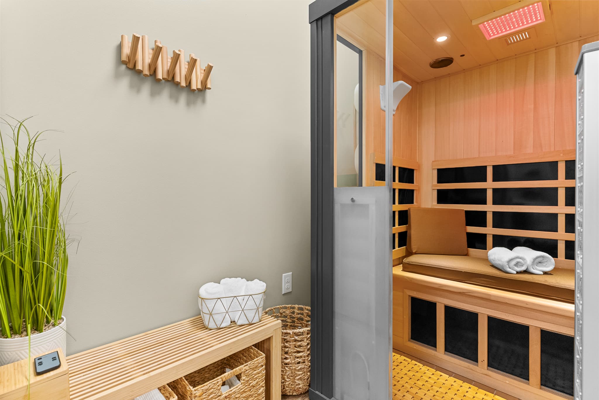 The HaloSauna salt therapy room at Vital Health and Wellness